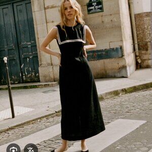 Doen Black Matilda Dress Size 2